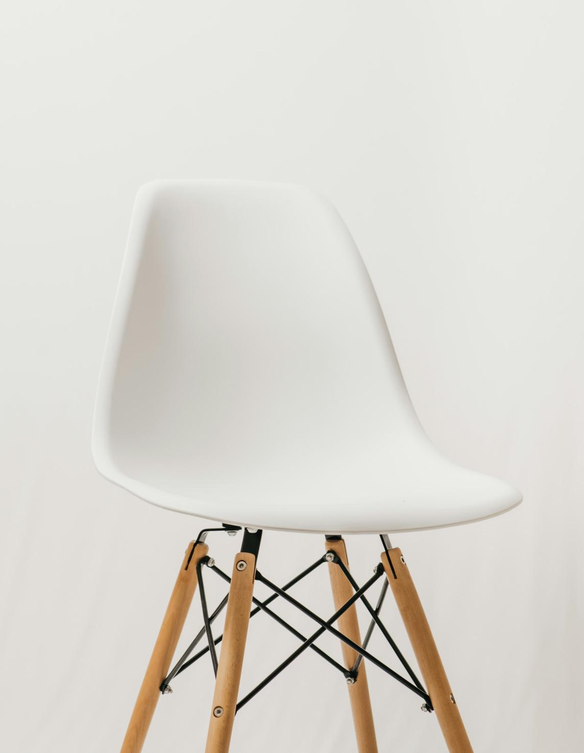 White & Wood Chair